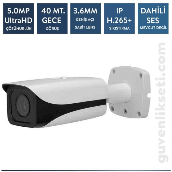 Techvision TC-10536N 5mp Ip Poe Metal Bullet Kamera (40mt Ir)